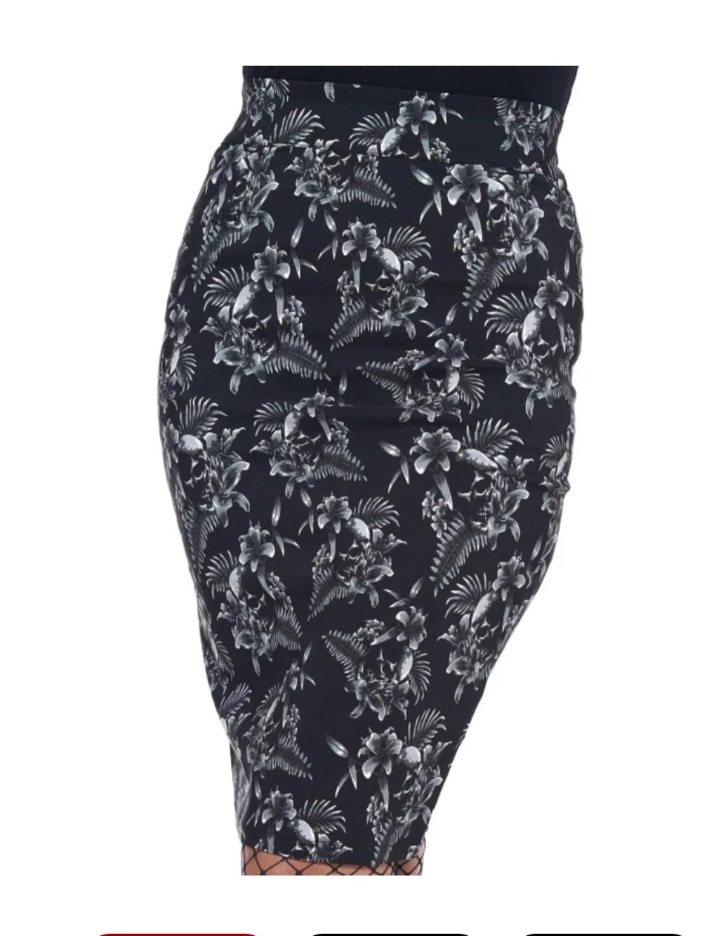 NEW Killstar Lucilani Pencil Skirt XL